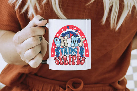 Oh My Stars & Stripes Sublimation Creativeart88 