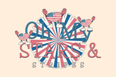 Oh My Stars & Stripes Sublimation Rupkotha 