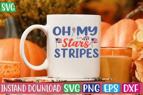 Oh My Stars Stripes SVG Cut File SVG Studio Innate 