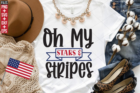 Oh my stars & stripes SVG Rupkotha 