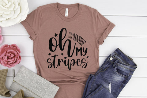 Oh My Stripes, Patriotic SVG Cut File SVG CraftLabSVG 