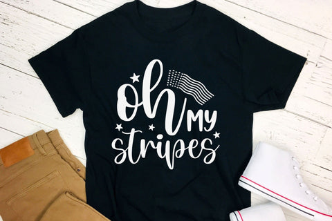 Oh My Stripes, Patriotic SVG Cut File SVG CraftLabSVG 