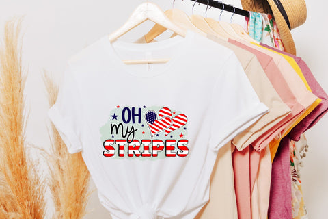 Oh My Stripes PNG - Patriotic Sublimation Design Sublimation CraftLabSVG 