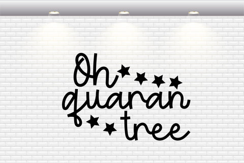 Oh Quaran Tree - SVG, PNG, DXF, EPS SVG Elsie Loves Design 