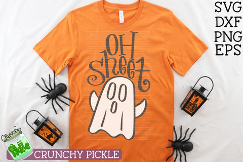 Oh Sheet Ghost Halloween SVG SVG Crunchy Pickle 