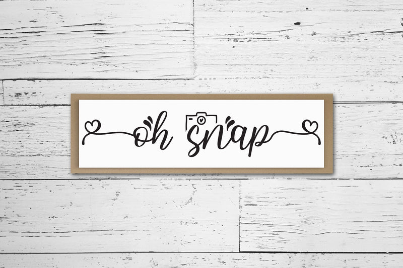 Oh Snap SVG, Thanksgiving Sign SVG - So Fontsy