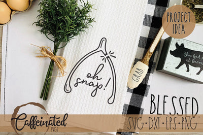 Oh Snap! Wishbone SVG SVG Caffeinated SVGs 