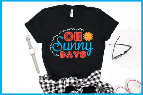 Oh Sunny Days Summer Sublimation PNG Printable Files Sublimation Creativedesigntee 