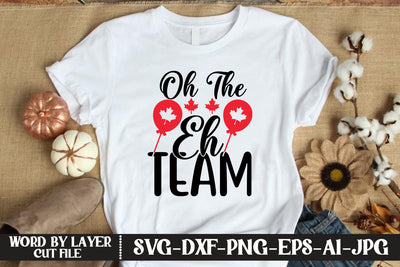 Oh the Eh Team SVG CUT FILE SVG MStudio 