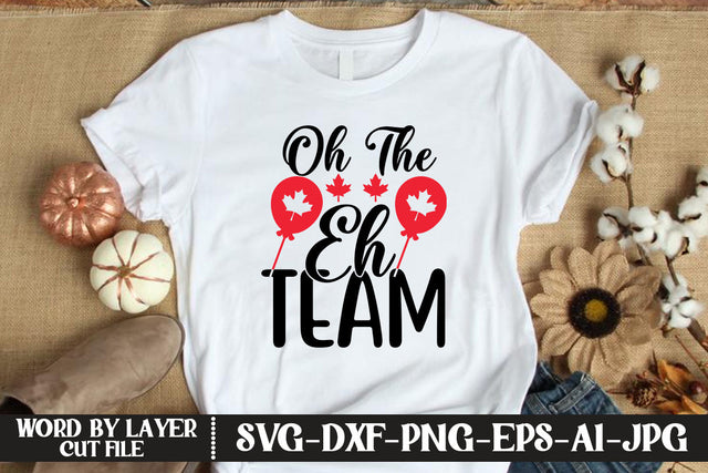Oh the Eh Team SVG CUT FILE SVG MStudio 