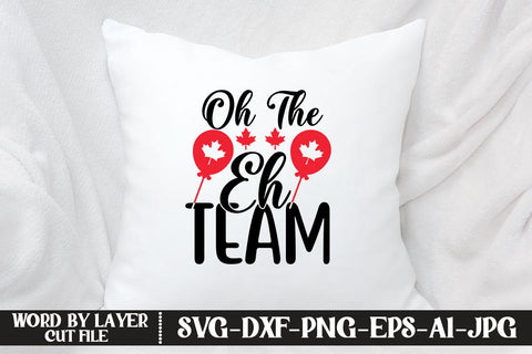 Oh the Eh Team SVG CUT FILE SVG MStudio 
