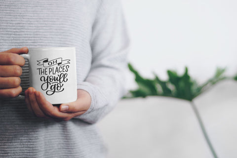 Oh The Places You'll Go SVG Cut File, Hand Lettered SVG SVG Cerebrations 