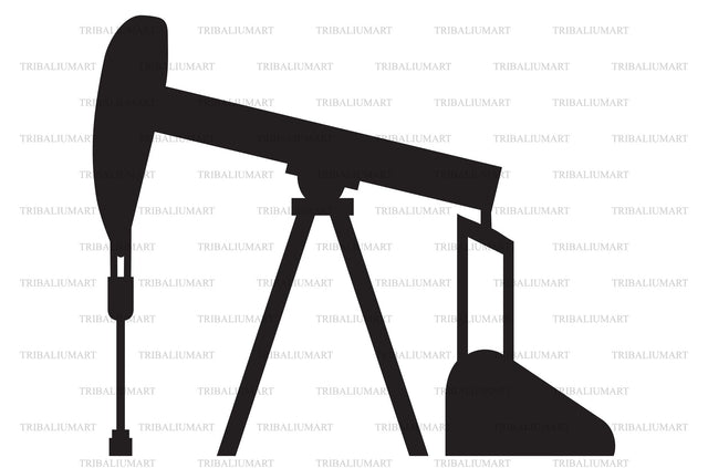 Oil pump jack SVG TribaliumArtSF 