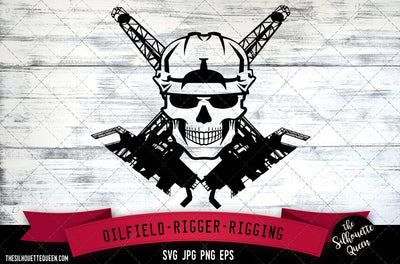 Oilfield Rigger Skull with Hard Hat SVG File,Roughneck SVG,Fracking Rigging svg,Commercial-Personal Use,Cricut,Silhouette Cameo,Vinyl Decal SVG Loveleen Kaur 
