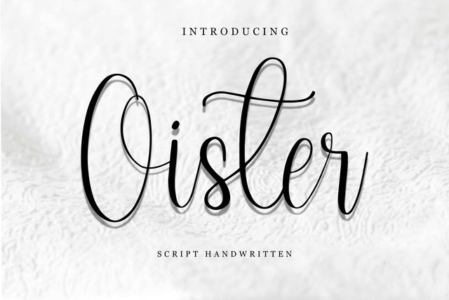 Oister Font LetterdayStudio 