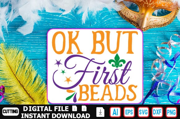 Ok but First Beads SVG Craftlabsvg24 