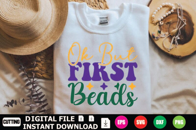 Ok But First Beads SVG Shahin alam 