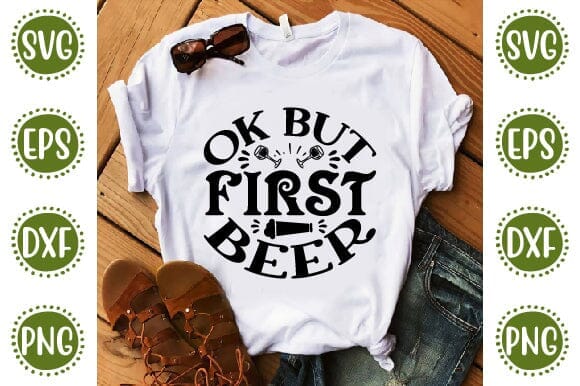 Ok but first beer Mother SVG Cut File | Mom Mummy Mama Mother Quotes SVG SVG SH_Tee store 