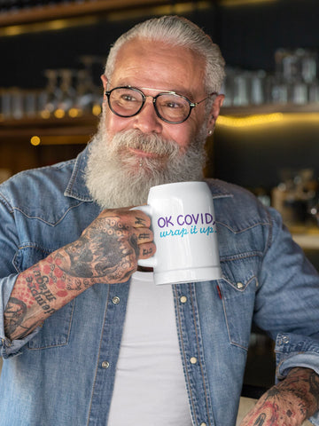 OK Covid, Wrap it Up | SVG Cut File | Covid Saying | Funny SVG | Designs for Cricut | Files for Silhouette SVG Maple & Olive Designs 