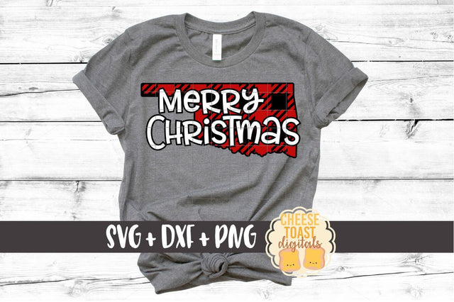 Oklahoma - Buffalo Plaid State - SVG PNG DXF Cut Files SVG Cheese Toast Digitals 