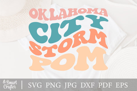 Oklahoma City Storm Pom Svg, Oklahoma Skyline Svg, Oklahoma Real Estate Svg, Oklahoma Clipart, Files for Cricut, Cut Files For Silhouette, Png, Dxf SVG Fauz 