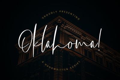Oklahoma Handwritten Script Font Creatype Studio 