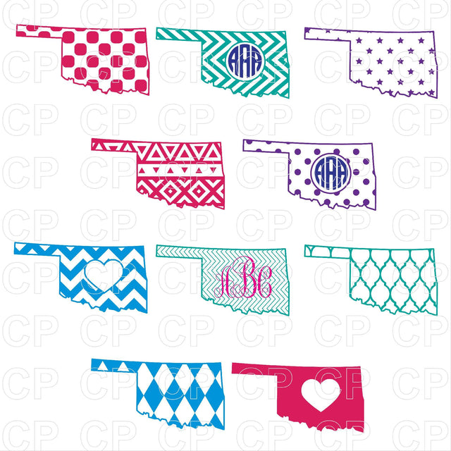 Oklahoma SVG Bundle SVG cutperfectstudio