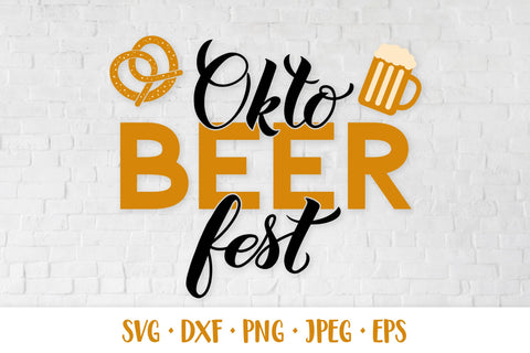 Oktobeerfest SVG. Oktoberfest. German beer festival SVG LaBelezoka 
