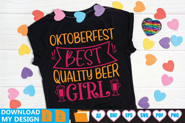 Oktoberfest Best Quality Beer Girl SVG CraftlabSvg29 