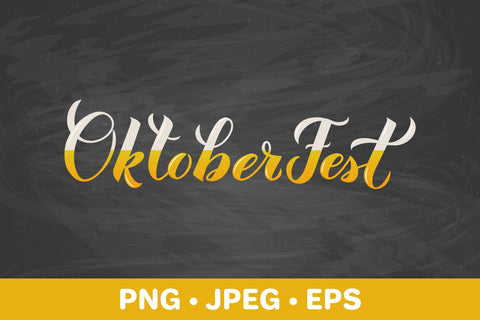 Oktoberfest hand lettered sublimation design Sublimation LaBelezoka 