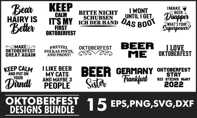 Oktoberfest SVG Designs Bundle SVG PatternFeed8 