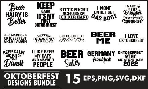 Oktoberfest SVG Designs Bundle SVG PatternFeed8 