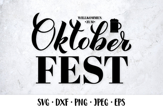 Oktoberfest SVG. German beer festival SVG LaBelezoka 