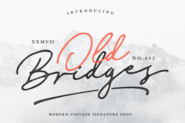 Old Bridges - Vintage Font Font Vultype Co 