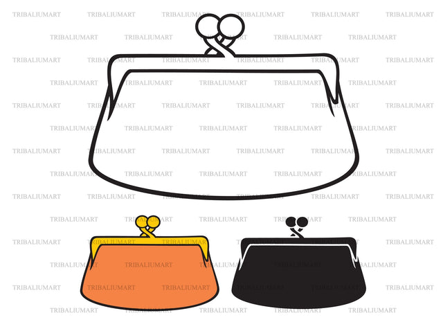 Old coin purse SVG TribaliumArtSF 