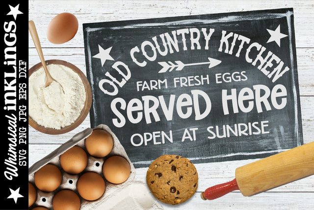 Old Country Kitchen SVG SVG Whimsical Inklings 