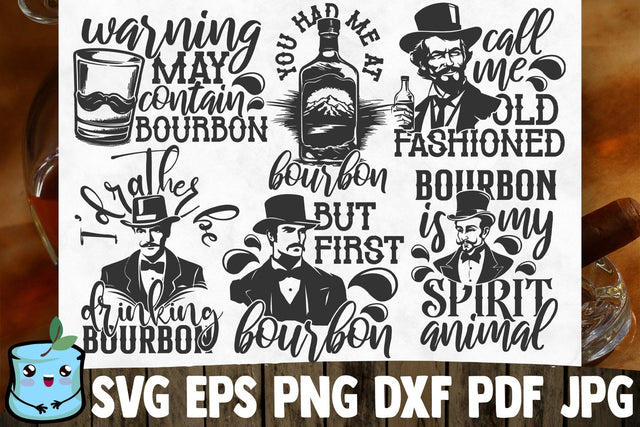 Old Fashion Bourbon SVG Bundle SVG MintyMarshmallows 