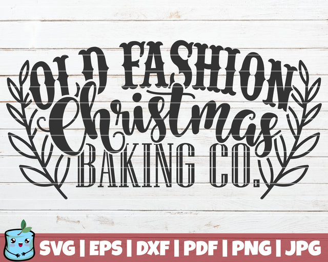 Old Fashion Christmas Baking Co SVG MintyMarshmallows 