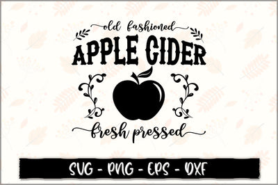 Old fashioned apple cider fresh pressed SVG SVG Shetara Begum 