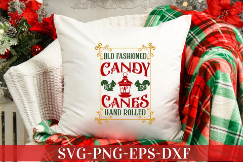 Old fashioned candy 5c canes hand rolled SVG SVG DESIGNISTIC 