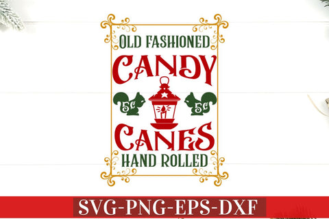 Old fashioned candy 5c canes hand rolled SVG SVG DESIGNISTIC 