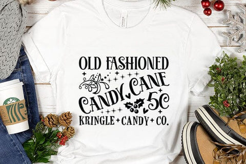 Old Fashioned Candy Cane 5c Kringle Candy Co SVG Angelina750 