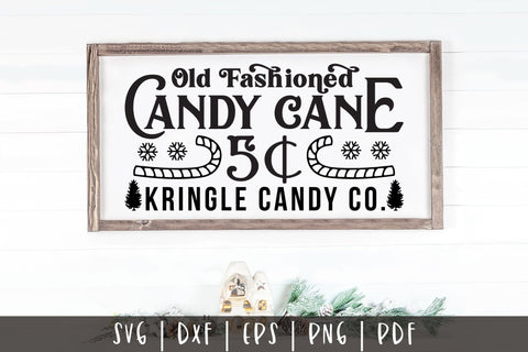 Old Fashioned Candy Cane | Vintage Christmas SVG SVG CraftLabSVG 