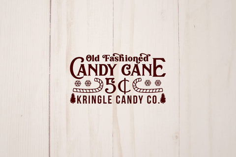 Old Fashioned Candy Cane | Vintage Christmas SVG SVG CraftLabSVG 