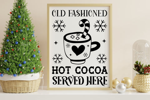 Old fashioned hot cocoa served here SVG Design SVG Regulrcrative 