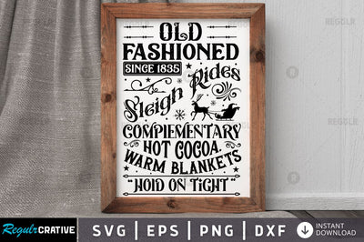 Old fashioned since 1835 SVG SVG Regulrcrative 