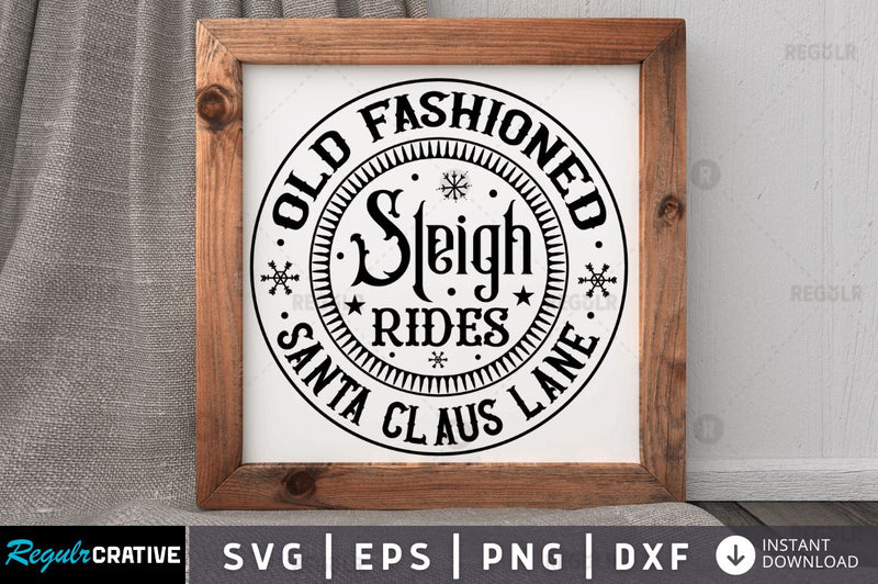 Old fashioned sleigh SVG SVG Regulrcrative 