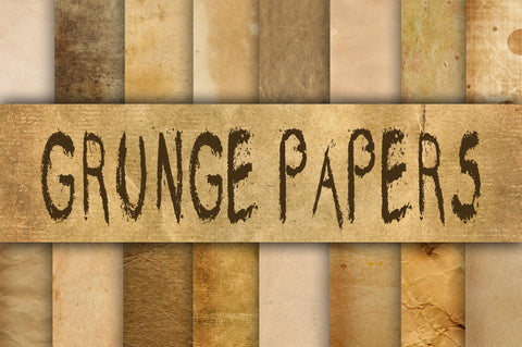 Old Grunge Paper Textures Digital Paper Sublimation Old Market 