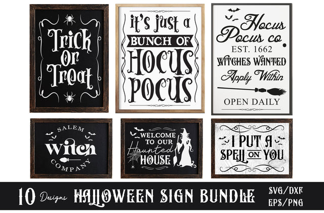 Old Halloween Sign SVG Bundle, Halloween Wall sign svg, Vintage Halloween svg, Happy Halloween svg, SVG for Cricut, Instant download SVG MD mominul islam 
