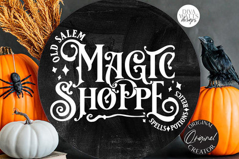 Old Salem Magic Shoppe SVG | Halloween Design SVG Diva Watts Designs 